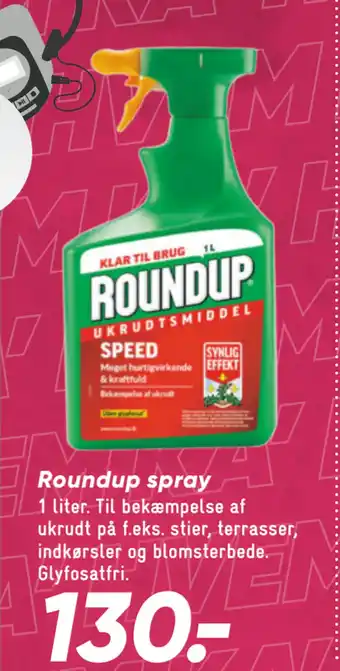 Roundup spray