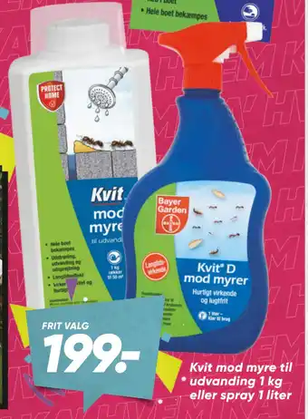 Bilka Kvit mod myre til udvanding 1 kg eller spray 1 liter tilbud