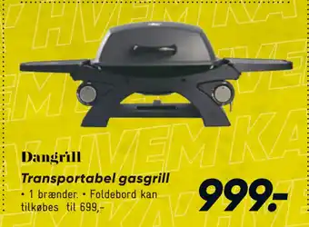 Transportabel gasgrill