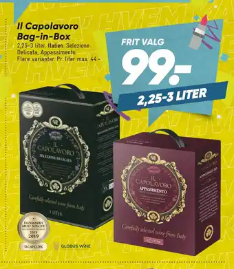 Bilka Il Capolavoro Bag-in-Box tilbud