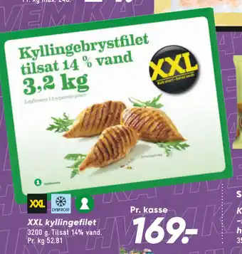 Bilka XXL kyllingefilet tilbud