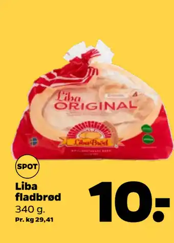 Netto Liba fladbrød tilbud