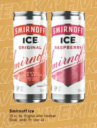 Bilka Smirnoff Ice tilbud