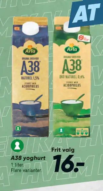 Bilka A38 yoghurt tilbud