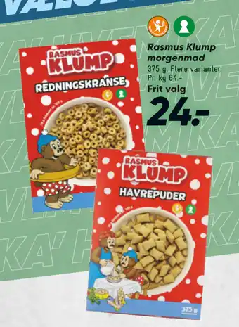 Bilka Rasmus Klump morgenmad tilbud