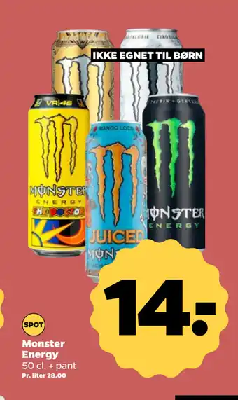 Netto Monster Energy tilbud