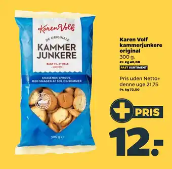 Netto Karen Volf kammerjunkere original tilbud