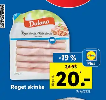 Lidl Røget skinke tilbud