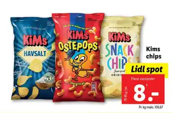 Lidl Kims chips tilbud