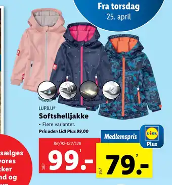 Lidl Softshelljakke tilbud