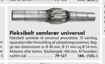 Biltema Fleksibelt samlerør universal tilbud