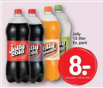 REMA 1000 Jolly 1.5 liter Ex. pant tilbud