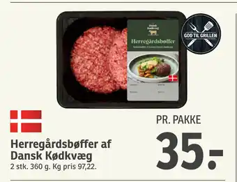 SPAR Herregårdsbøffer af Dansk Kødkvæg tilbud