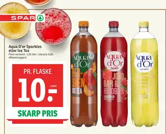 SPAR Aqua D’or Sparkles eller Ice Tea tilbud