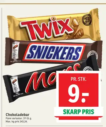 SPAR Chokoladebar tilbud