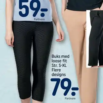 Buks med loose fit Str. S-XL Flere designs