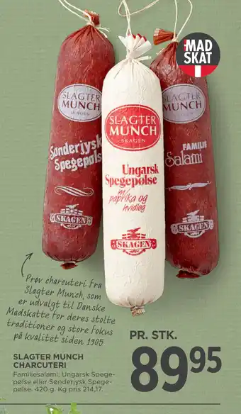 MENY SLAGTER MUNCH CHARCUTERI tilbud