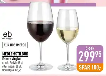 Imerco Encore vinglas tilbud