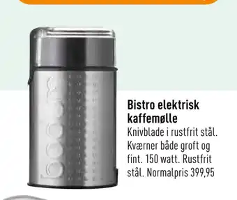 Imerco Bistro elektrisk kaffemølle tilbud