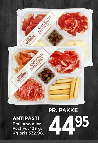 MENY ANTIPASTI tilbud