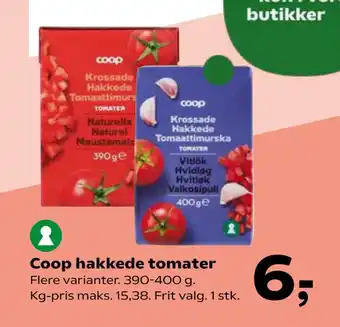 SuperBrugsen Coop hakkede tomater tilbud