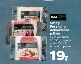 SuperBrugsen Smag Forskellen delikatessepålæg tilbud