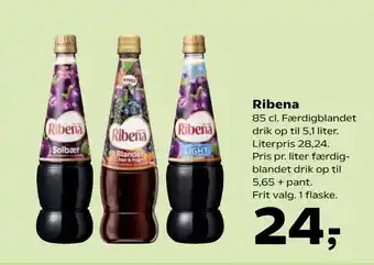 SuperBrugsen Ribena tilbud