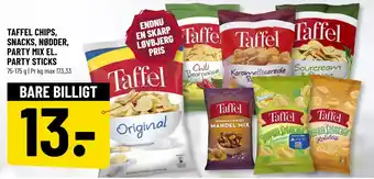 Løvbjerg TAFFEL CHIPS, SNACKS, NØDDER, PARTY MIX EL. PARTY STICKS tilbud