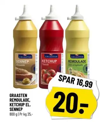 Løvbjerg GRAASTEN REMOULADE, KETCHUP EL. SENNEP tilbud