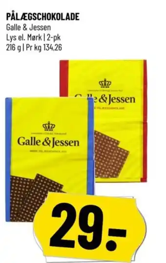 Løvbjerg PÅLÆGSCHOKOLADE tilbud