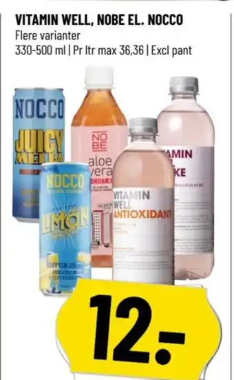 Løvbjerg VITAMIN WELL, NOBE EL. NOCCO tilbud