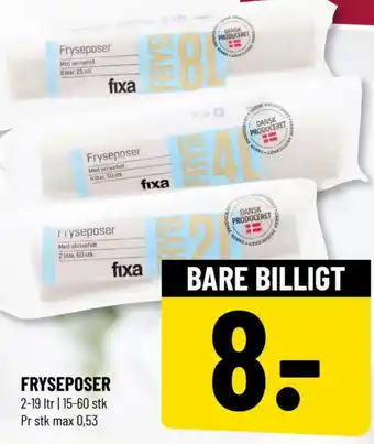 Løvbjerg FRYSEPOSER tilbud