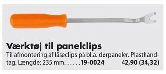 Biltema Værktøj til panelclips tilbud