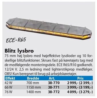 Blitz lysbro