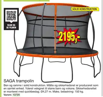 Harald Nyborg SAGA trampolin tilbud