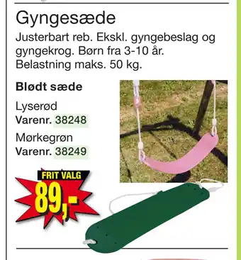 Harald Nyborg Gyngesæde tilbud