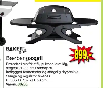 Harald Nyborg Bærbar gasgrill tilbud