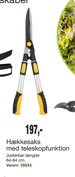 Harald Nyborg Hækkesaks med teleskopfunktion tilbud