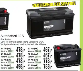 Harald Nyborg Autobatteri 12 V tilbud