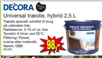 Harald Nyborg Universal træolie, hybrid 2,5 L tilbud