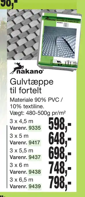 Harald Nyborg Gulvtæppe til fortelt tilbud