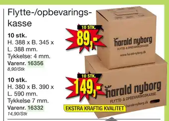 Harald Nyborg Flytte-/opbevaringskasse tilbud