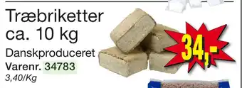Harald Nyborg Træbriketter ca. 10 kg tilbud
