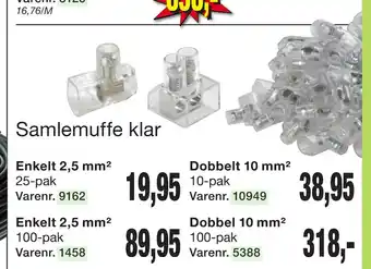 Harald Nyborg Samlemuffe klar tilbud