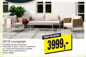Harald Nyborg DICTE Loungesæt tilbud