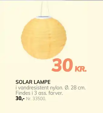 Daells Bolighus SOLAR LAMPE tilbud