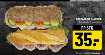 Løvbjerg HÅNDVÆRKER SANDWICH tilbud