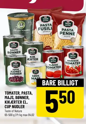 Løvbjerg TOMATER, PASTA, MAJS, BØNNER, KIKÆRTER EL. CUP NUDLER tilbud