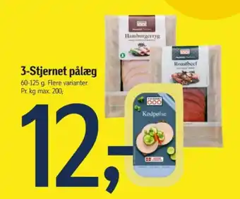 Føtex 3-Stjernet pålæg tilbud