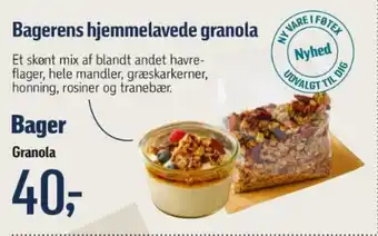 Føtex Bagerens hjemmelavede granola tilbud